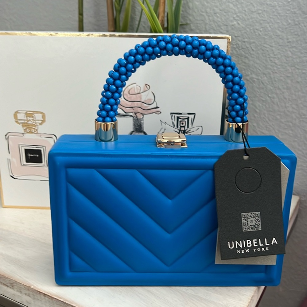 Cobalt blue purse